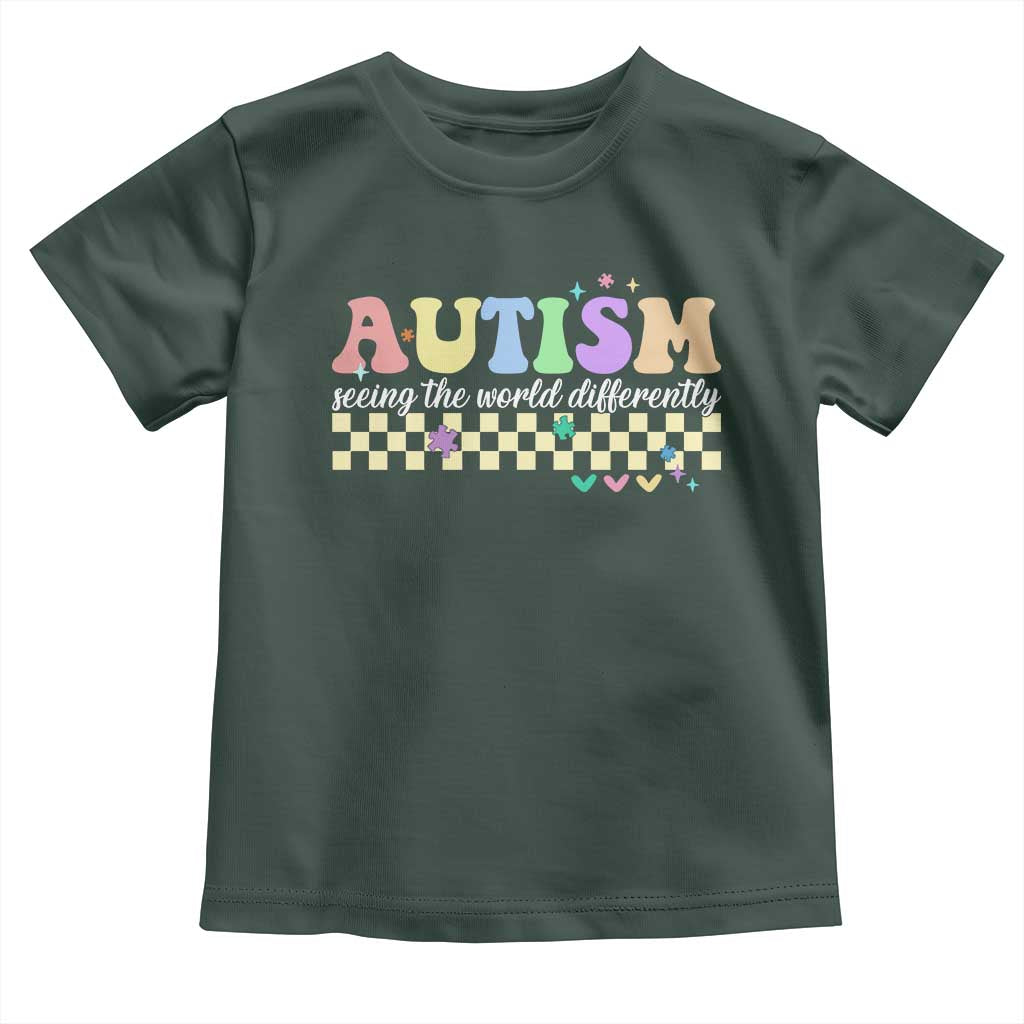 Autism Acceptance Month Toddler T Shirt Seeing the World Differently