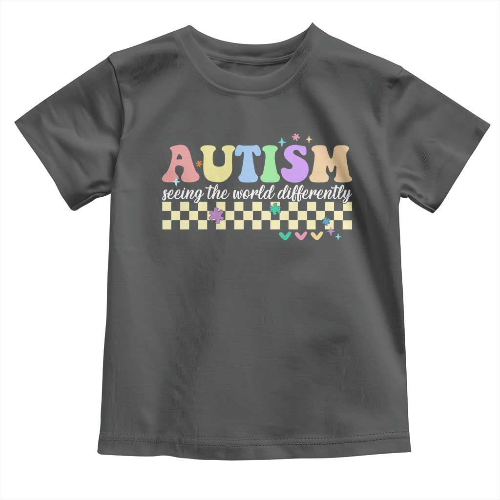 Autism Acceptance Month Toddler T Shirt Seeing the World Differently