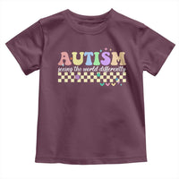 Autism Acceptance Month Toddler T Shirt Seeing the World Differently
