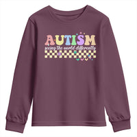 Autism Acceptance Month Youth Sweatshirt Seeing the World Differently