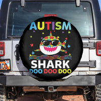 Funny Autism Shark Spare Tire Cover Puzzle Piece Autistic Mom Dad Sped Teacher