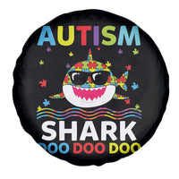 Funny Autism Shark Spare Tire Cover Puzzle Piece Autistic Mom Dad Sped Teacher