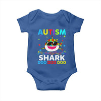 Funny Autism Shark Baby Onesie Puzzle Piece Autistic Mom Dad Sped Teacher