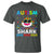 Funny Autism Shark T Shirt Puzzle Piece Autistic Mom Dad Sped Teacher