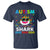 Funny Autism Shark T Shirt Puzzle Piece Autistic Mom Dad Sped Teacher