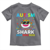 Funny Autism Shark Toddler T Shirt Puzzle Piece Autistic Mom Dad Sped Teacher