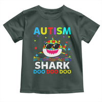 Funny Autism Shark Toddler T Shirt Puzzle Piece Autistic Mom Dad Sped Teacher