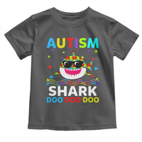 Funny Autism Shark Toddler T Shirt Puzzle Piece Autistic Mom Dad Sped Teacher