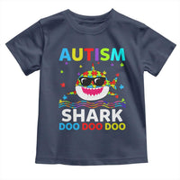 Funny Autism Shark Toddler T Shirt Puzzle Piece Autistic Mom Dad Sped Teacher