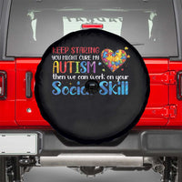 Autism Awareness Spare Tire Cover Keep Staring You Might Cure My Autism Heart Puzzle