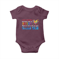 Autism Awareness Baby Onesie Keep Staring You Might Cure My Autism Heart Puzzle