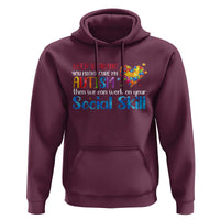 Autism Awareness Hoodie Keep Staring You Might Cure My Autism Heart Puzzle