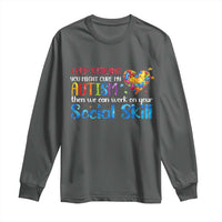 Autism Awareness Long Sleeve Shirt Keep Staring You Might Cure My Autism Heart Puzzle