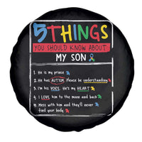 Autistic Son Autism Awareness Mom Dad Parents Spare Tire Cover