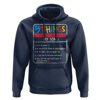 Autistic Son Autism Awareness Mom Dad Parents Hoodie