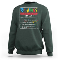 Autistic Son Autism Awareness Mom Dad Parents Sweatshirt