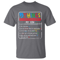Autistic Son Autism Awareness Mom Dad Parents T Shirt