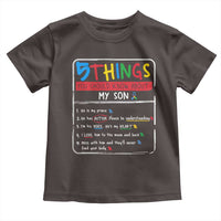 Autistic Son Autism Awareness Mom Dad Parents Toddler T Shirt