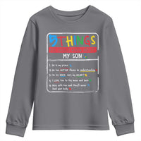 Autistic Son Autism Awareness Mom Dad Parents Youth Sweatshirt