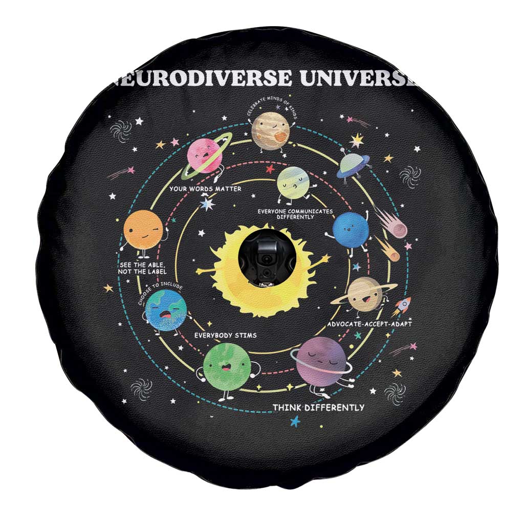 Autism Awareness Spare Tire Cover Neurodiverse Universe Sped Teacher