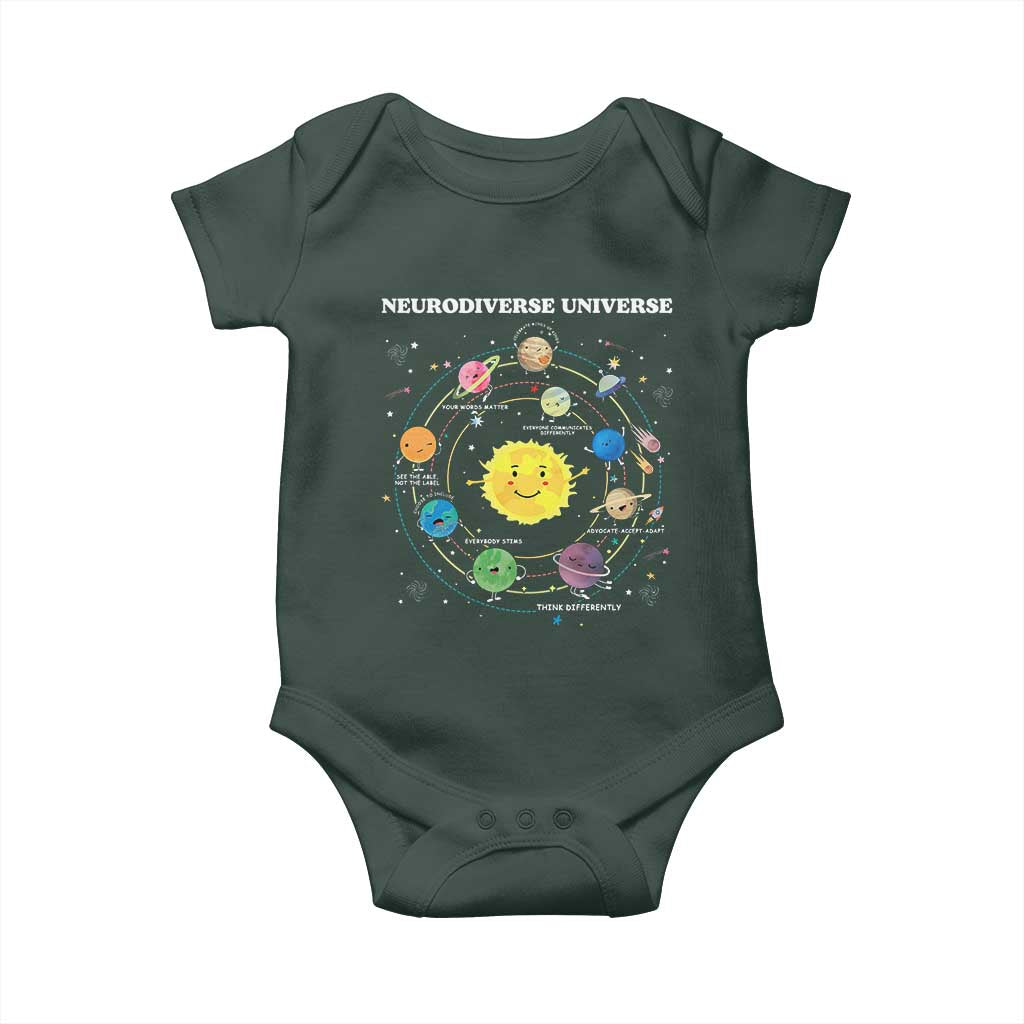 Autism Awareness Baby Onesie Neurodiverse Universe Sped Teacher