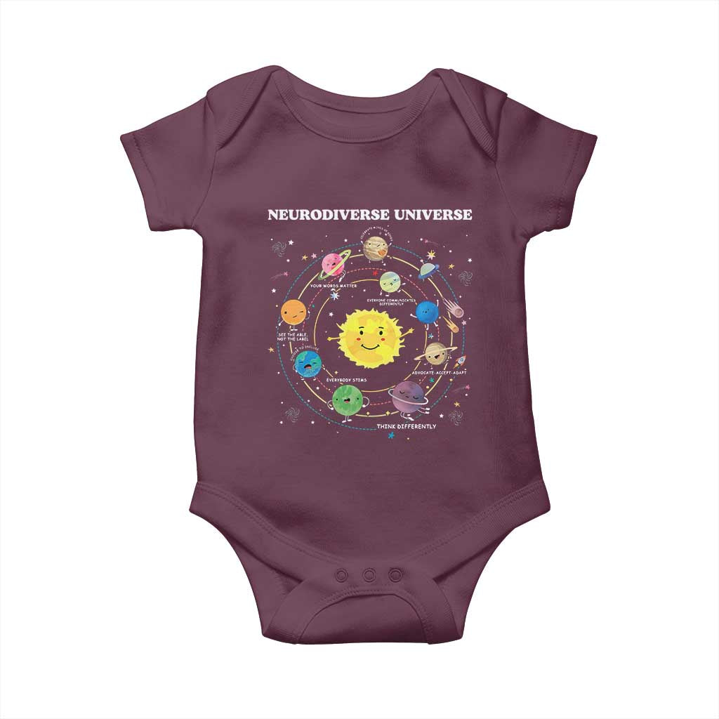 Autism Awareness Baby Onesie Neurodiverse Universe Sped Teacher