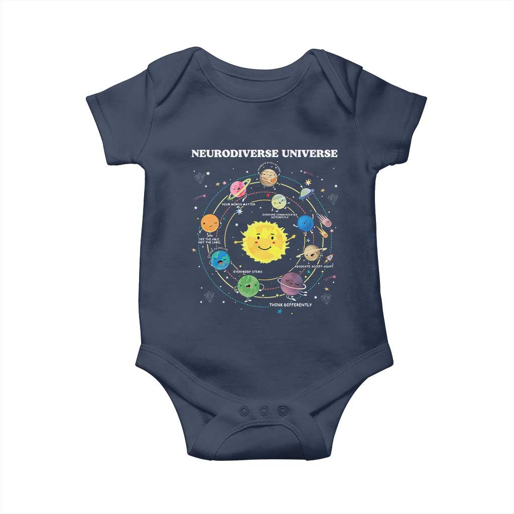 Autism Awareness Baby Onesie Neurodiverse Universe Sped Teacher
