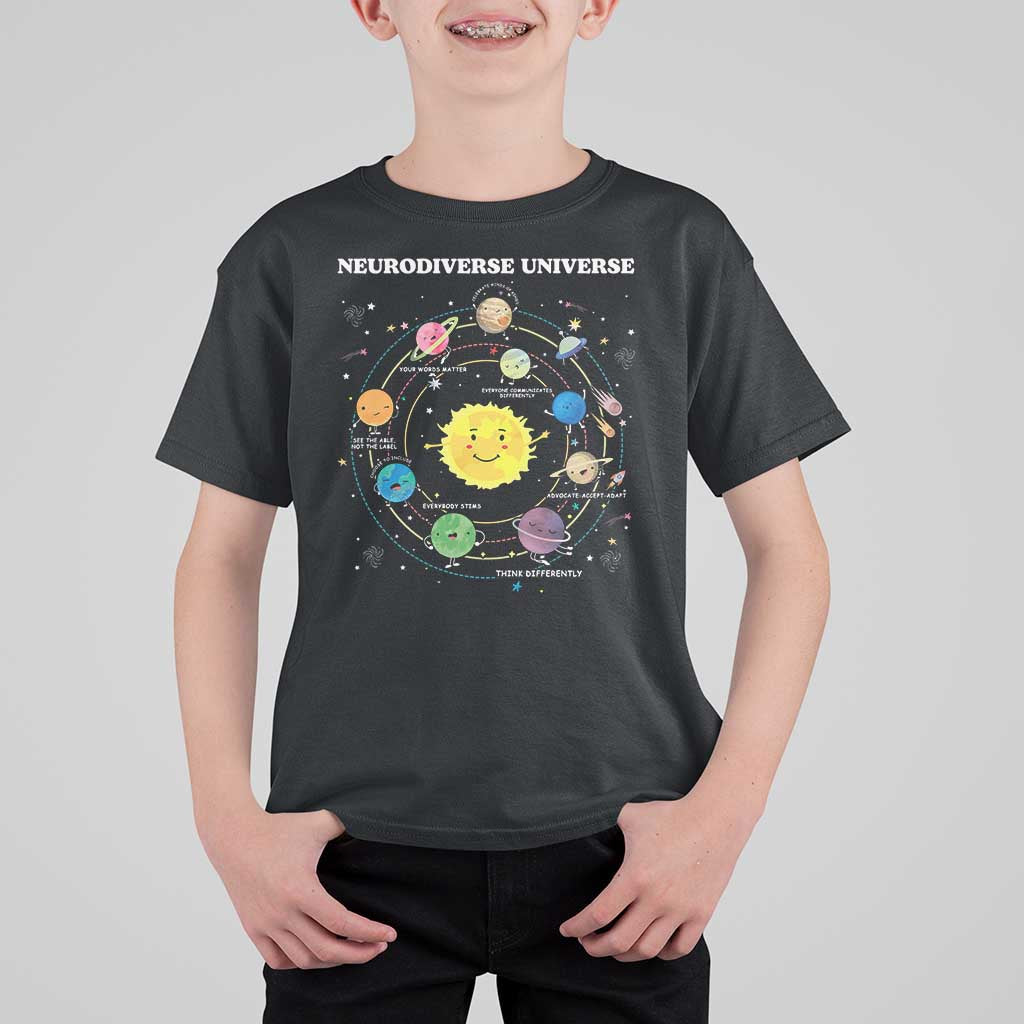 Autism Awareness T Shirt For Kid Neurodiverse Universe Sped Teacher