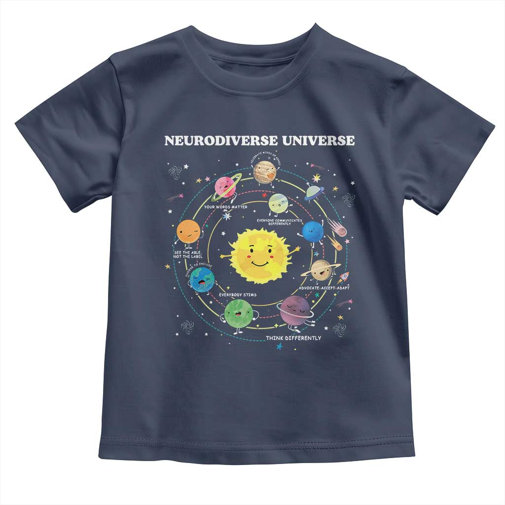 Autism Awareness Toddler T Shirt Neurodiverse Universe Sped Teacher