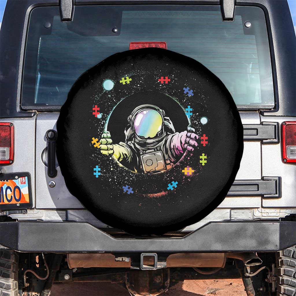 Astronaut Autism Awareness Spare Tire Cover Space Autistic Kids Sped Teacher
