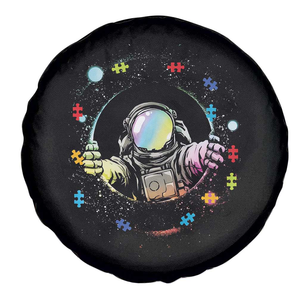 Astronaut Autism Awareness Spare Tire Cover Space Autistic Kids Sped Teacher