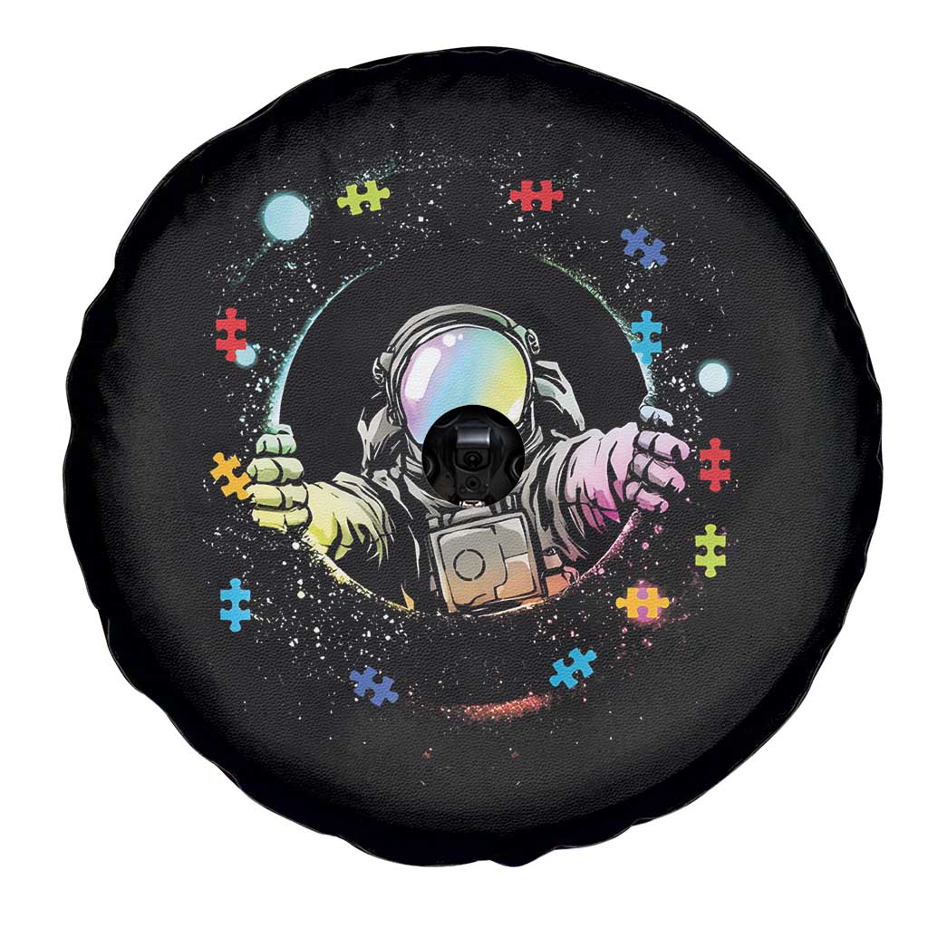 Astronaut Autism Awareness Spare Tire Cover Space Autistic Kids Sped Teacher