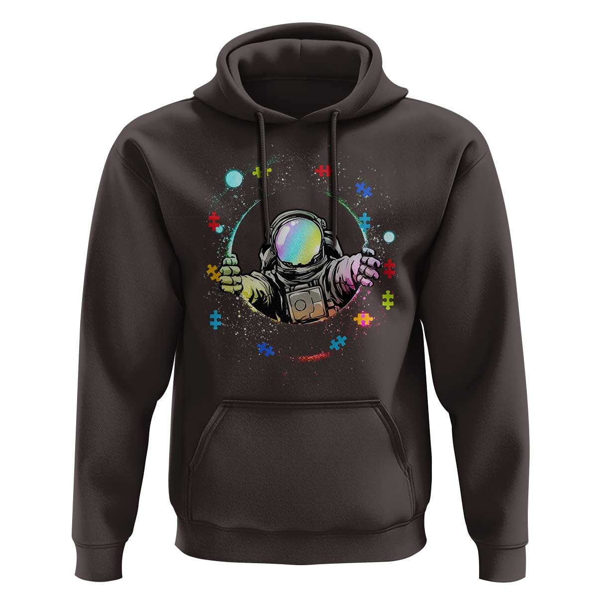Astronaut Autism Awareness Hoodie Space Autistic Kids Sped Teacher
