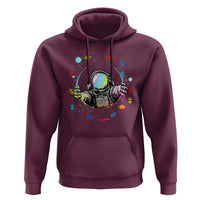 Astronaut Autism Awareness Hoodie Space Autistic Kids Sped Teacher