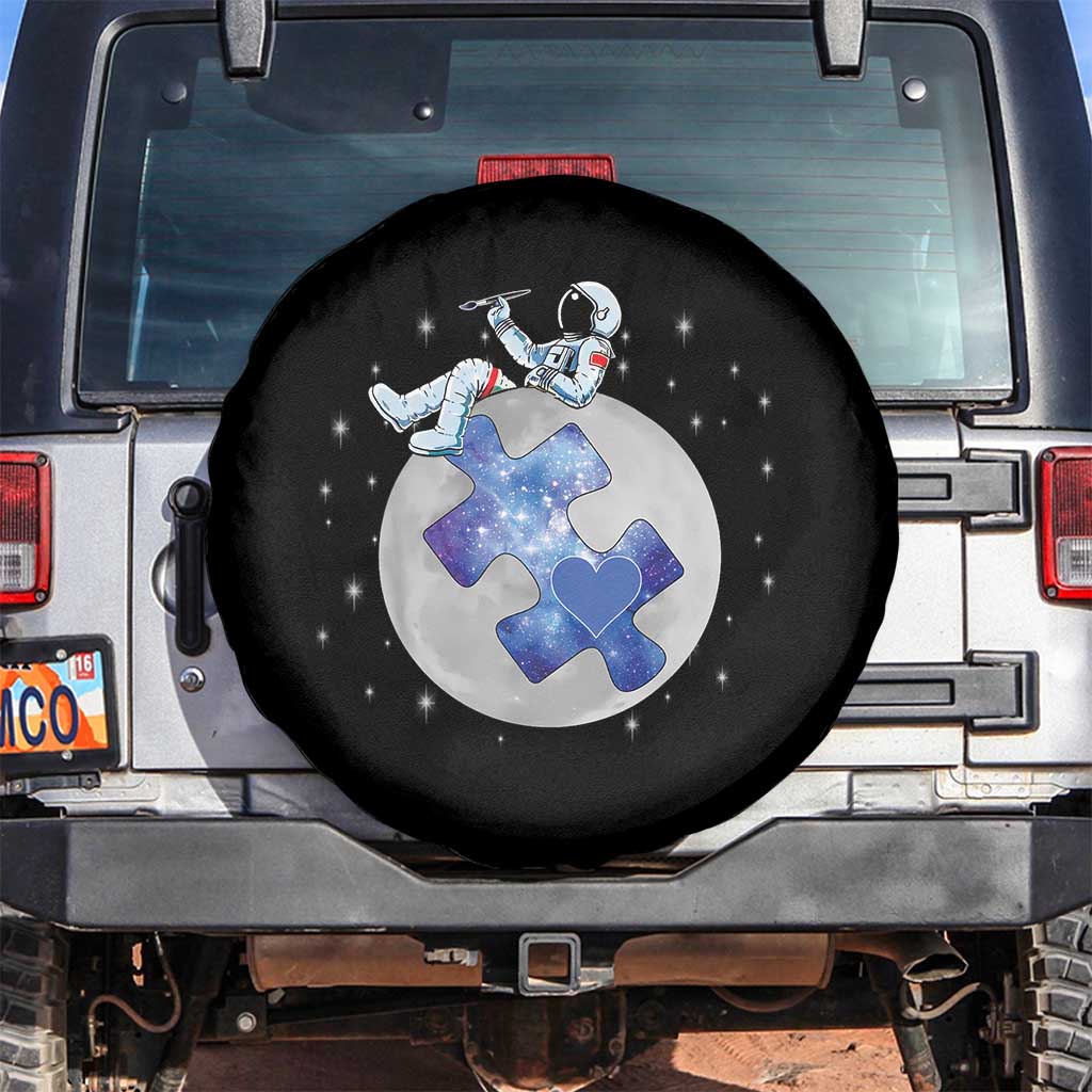 Autism Awareness Astronaut Spare Tire Cover Space Stars Autistic Kids Sped Teacher