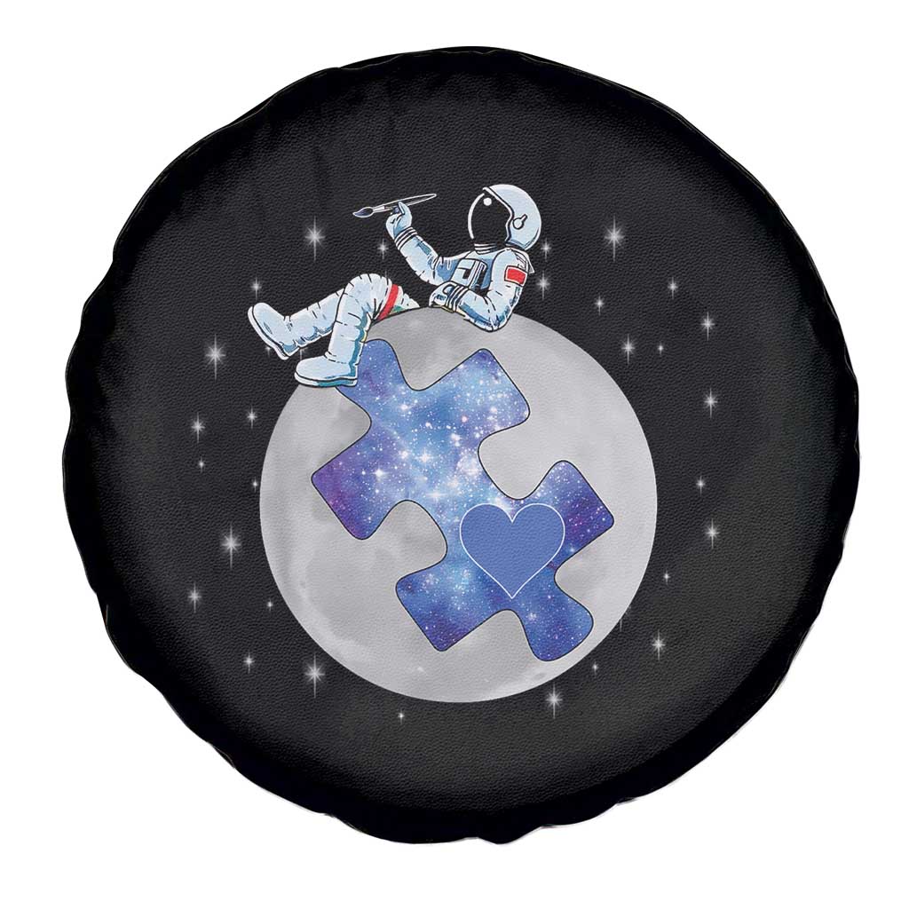 Autism Awareness Astronaut Spare Tire Cover Space Stars Autistic Kids Sped Teacher