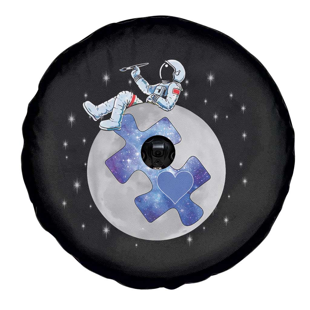 Autism Awareness Astronaut Spare Tire Cover Space Stars Autistic Kids Sped Teacher