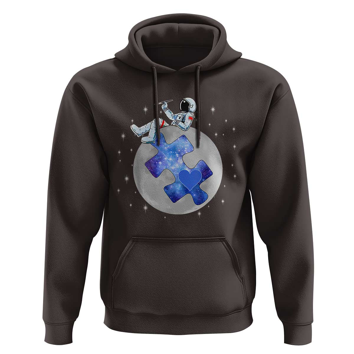 Autism Awareness Astronaut Hoodie Space Stars Autistic Kids Sped Teacher