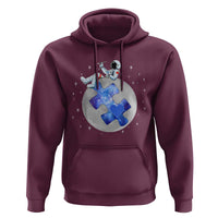 Autism Awareness Astronaut Hoodie Space Stars Autistic Kids Sped Teacher