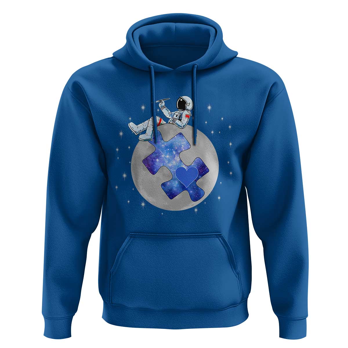 Autism Awareness Astronaut Hoodie Space Stars Autistic Kids Sped Teacher