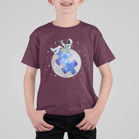 Autism Awareness Astronaut T Shirt For Kid Space Stars Autistic Kids Sped Teacher