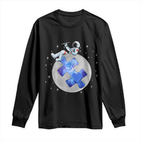 Autism Awareness Astronaut Long Sleeve Shirt Space Stars Autistic Kids Sped Teacher