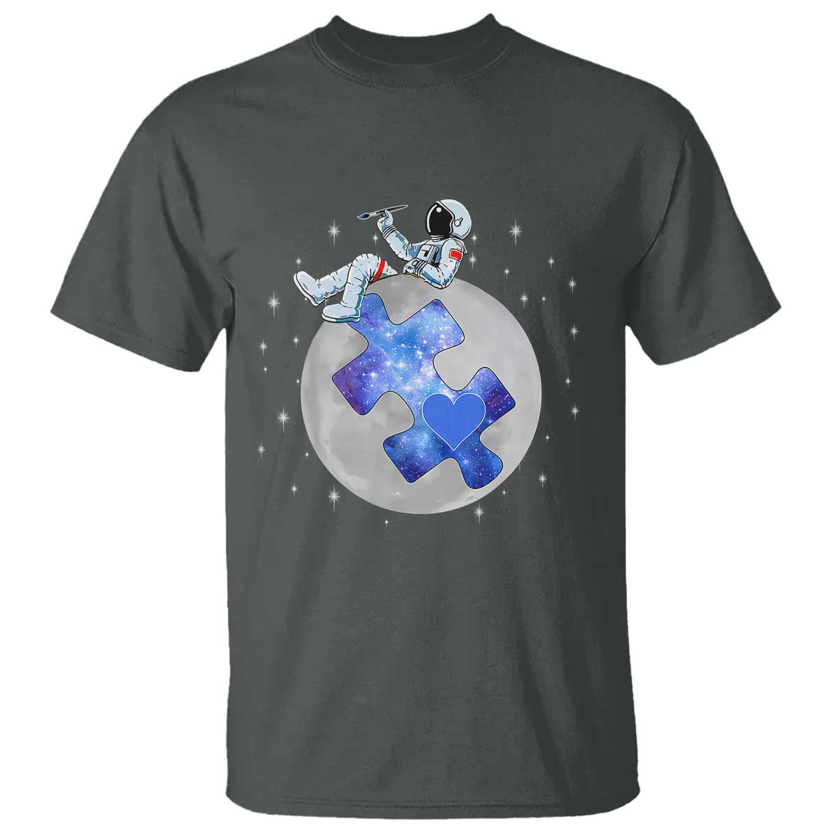Autism Awareness Astronaut T Shirt Space Stars Autistic Kids Sped Teacher