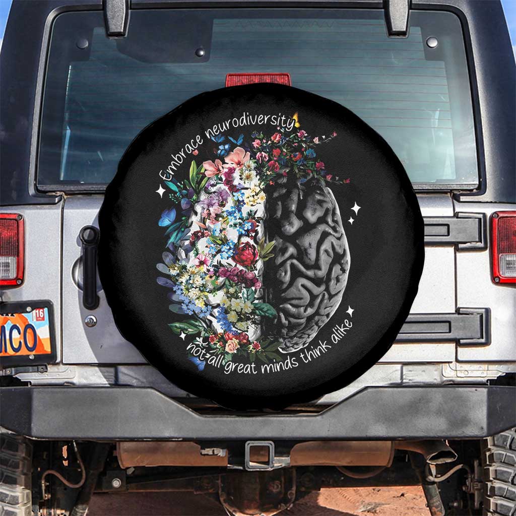 Autism Awareness Spare Tire Cover Neurodiversity All Great Minds Don't Mind Alike