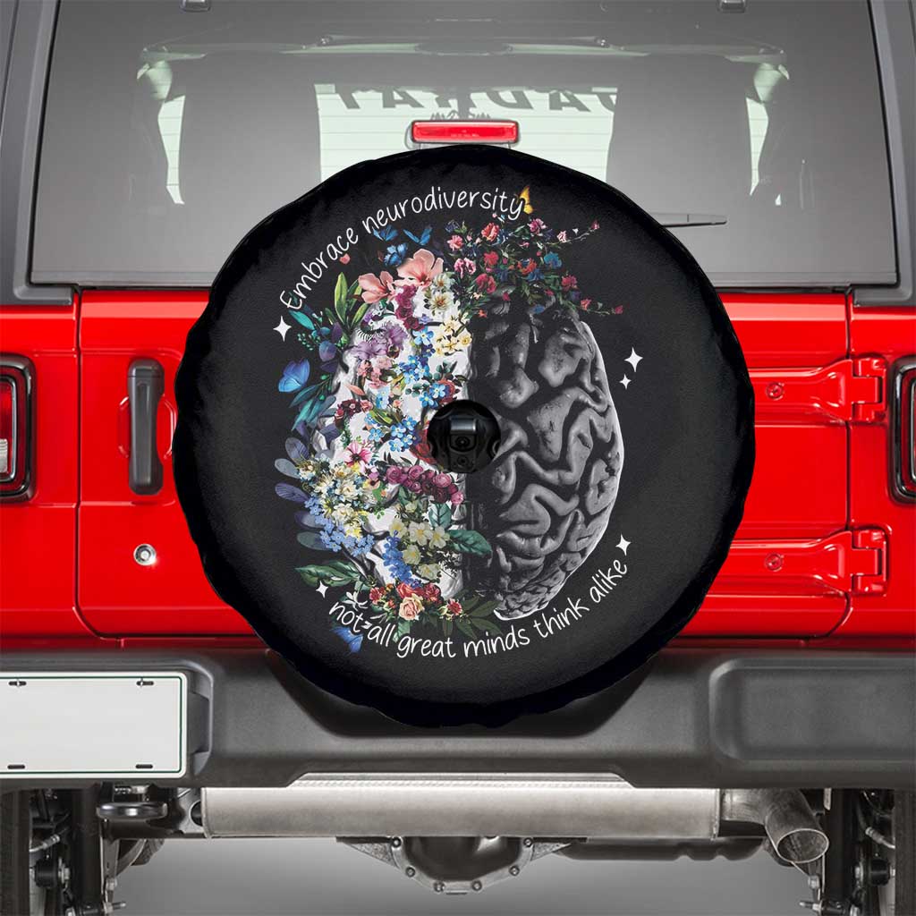 Autism Awareness Spare Tire Cover Neurodiversity All Great Minds Don't Mind Alike