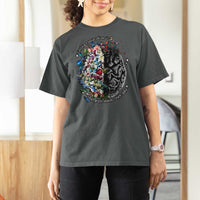 Autism Awareness T Shirt For Women Neurodiversity All Great Minds Don't Mind Alike