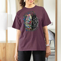 Autism Awareness T Shirt For Women Neurodiversity All Great Minds Don't Mind Alike