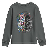 Autism Awareness Youth Sweatshirt Neurodiversity All Great Minds Don't Mind Alike
