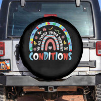 Autism Awareness Spare Tire Cover Sped Education Teacher Rainbow Reading