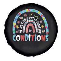 Autism Awareness Spare Tire Cover Sped Education Teacher Rainbow Reading